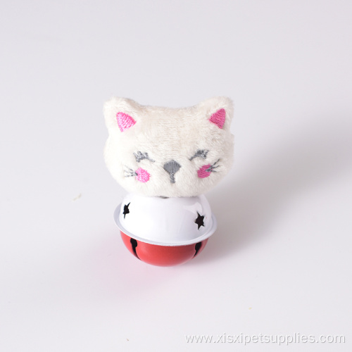 Animal shape with bell for cat playing toy